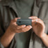 ACS05609 - Galaxy S23 Ultra Case Thin Fit in black showing the back